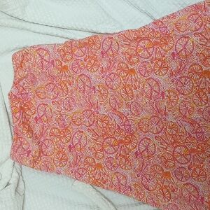 Lilly Pulitzer strapless bicycle dress